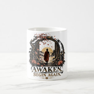 Taza De Café Dhammapada Despierta Comienza de Nuevo