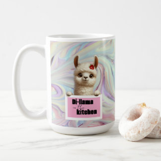 Taza De Café Di-llama en la Cocina