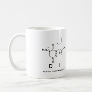 Taza De Café Di peptide name mug