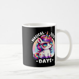 Taza De Café Día 100 de la Escuela Unicornio 100 Días Mágicos E