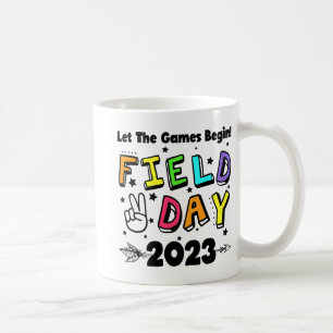 Taza De Café Día 2023 Dejar que los juegos comiencen a los niño
