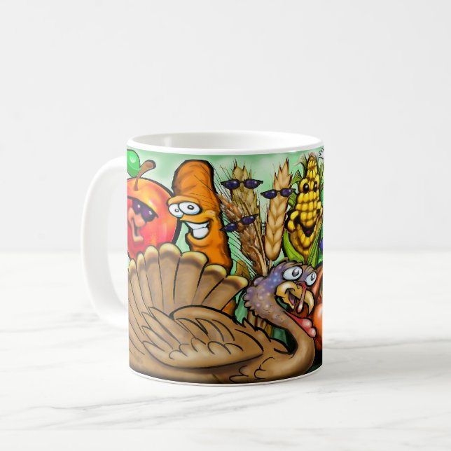 Taza De Café Día de Acción de Gracias (Anverso izquierdo)