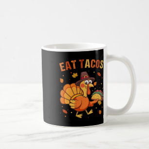 Taza De Café Día de Acción de Gracias Divertido Pavo Mexicano C