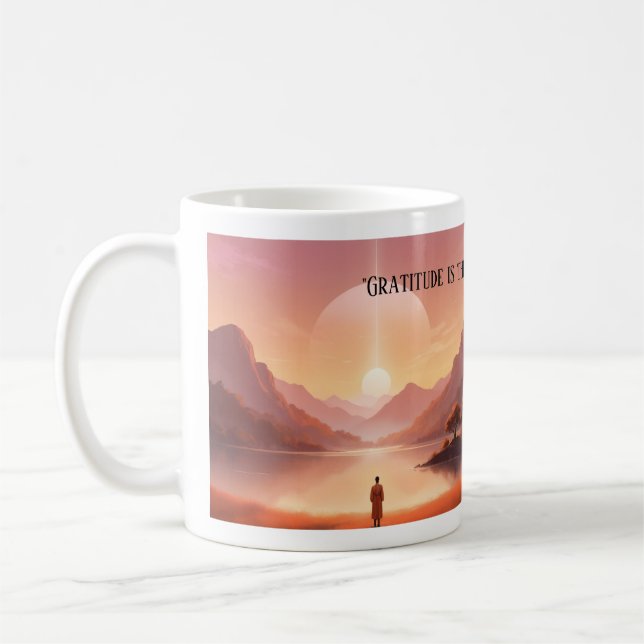 Taza De Café (Día de Acción de Gracias I) Classic Mug, 11 oz (Izquierda)