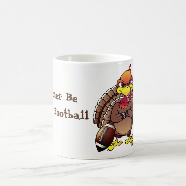 Taza De Café Día de Acción de Gracias Mug-Turquía (Centro)