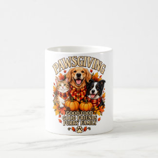 Taza De Café Día de Acción de Gracias para Amantes de Mascotas 
