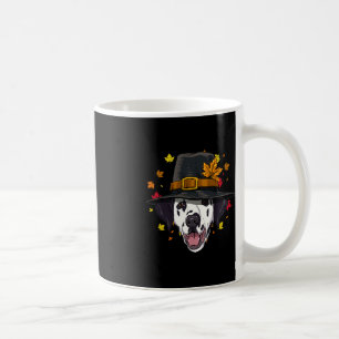 Taza De Café Día de Acción de Gracias, peregrino dálmata, Día d