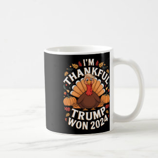 Taza De Café Día de Acción de Gracias Trump Estoy Agradecido Tr