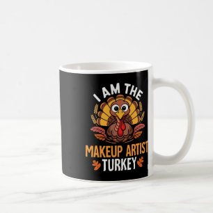 Taza De Café Día de Acción de Gracias, yo soy el artista de maq
