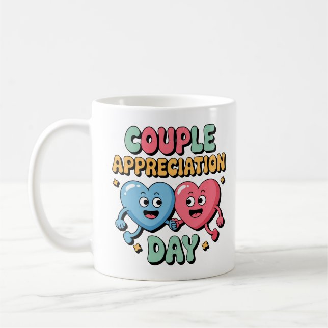 Taza De Café Día de Apreciación de Pareja (Izquierda)