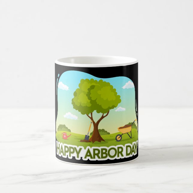 Taza De Café Día de Arbor (Centro)