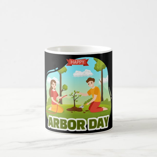 Taza De Café Día de Arbor (Centro)