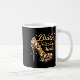 Taza De Café Día de boda feliz de la novia fabulosa de la madre