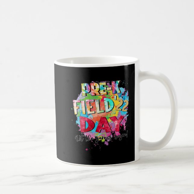 Taza De Café Día de Campo de Grado PreK 2022 Dejar Que comience (Derecha)