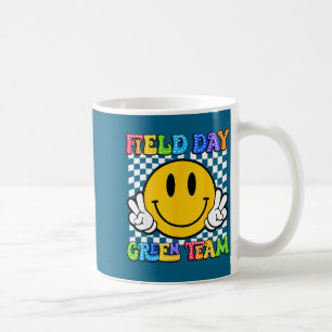 Taza De Café Día de campo equipo verde divertido para niños de