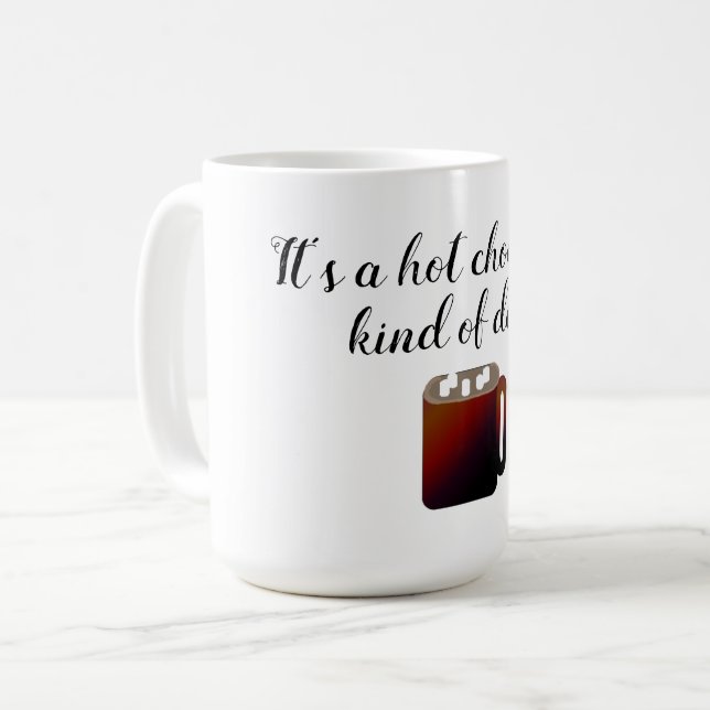 Taza De Café Día de Chocolate Caliente (Anverso izquierdo)