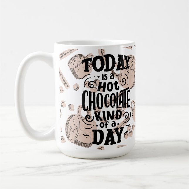 Taza De Café Día de Chocolate Caliente (Izquierda)