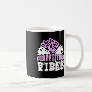 Taza De Café Día de Competencia de Animadoras Vibra Día de Comp