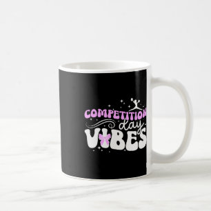 Taza De Café Día de Competencia de Porristas Vibra Día de Comp