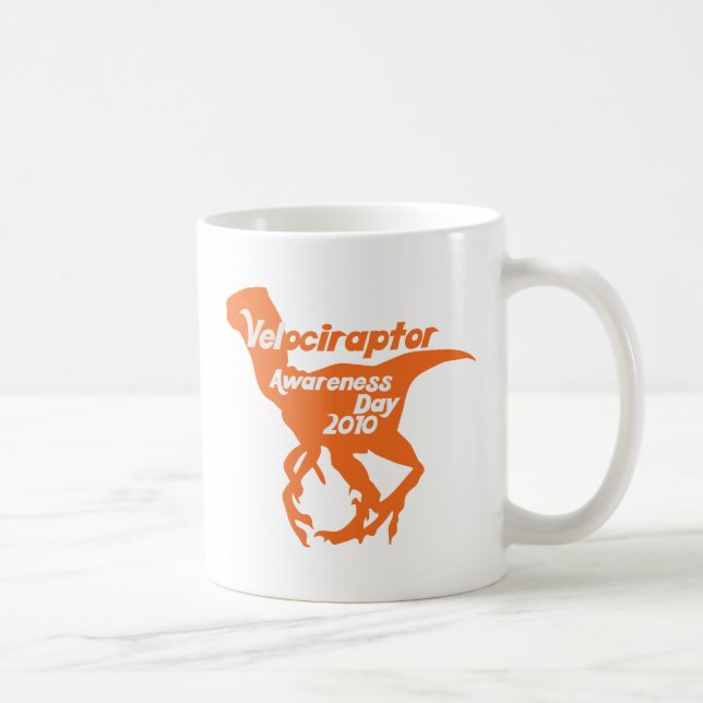 Taza De Café Día de Conciencia de Velociraptor (Derecha)
