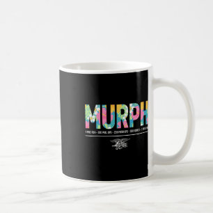 Taza De Café Día de Conmemoración de Murph Tropical Wod Ejércit