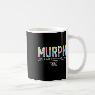 Taza De Café Día de Conmemoración de Murph Tropical Wod Ejércit