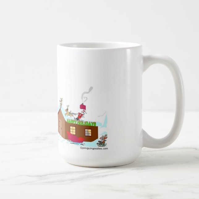 Taza De Café Día de fiesta caprichoso (Derecha)