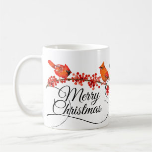 Taza De Café Día de fiesta con monograma de los cardenales