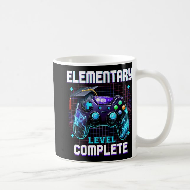 Taza De Café Día De Graduación Completa De Nivel Elemental Him  (Derecha)