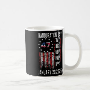 Taza De Café Día De Inauguración De Donald Trump 2025 47