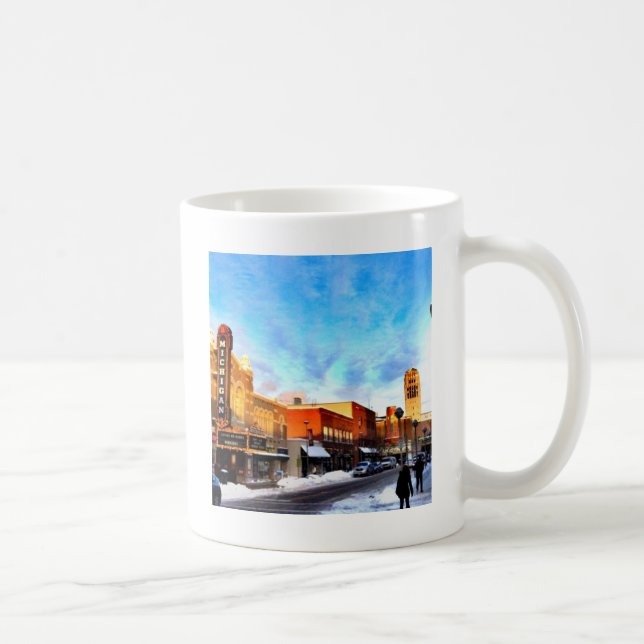 Taza De Café Día de invierno en Ann Arbor (Derecha)