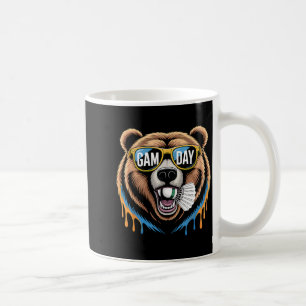 Taza De Café Día de juego de bádminton Oso divertido amante del