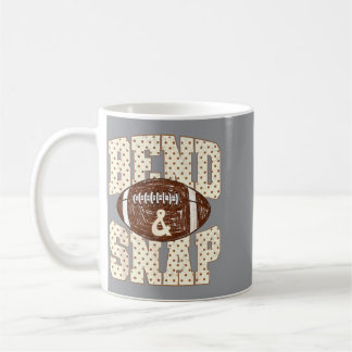 Taza De Café Día de juego de fútbol Bend And Snap de lunares
