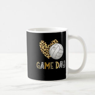 Taza De Café Día de juego de voleibol desteñido vibraciones mam