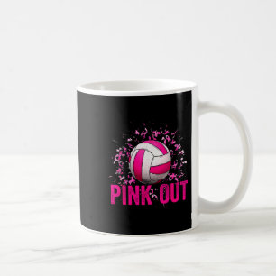 Taza De Café Día de juego de voleibol Nk Out Conciencia del Cán