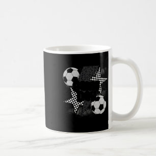 Taza De Café Día de juego vintage fútbol rayo divertido equipo 