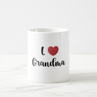 Taza De Café Día de la Abuela Regalo de Explosión de Corazón Me