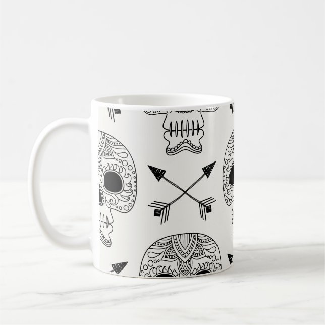 Taza De Café Día de la Calavera en México (Izquierda)