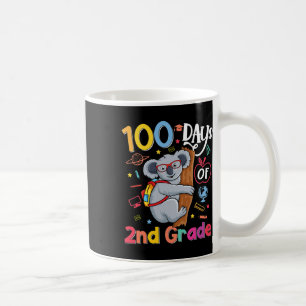 Taza De Café Día De La Escuela Niños De Segundo Grado Koala 100