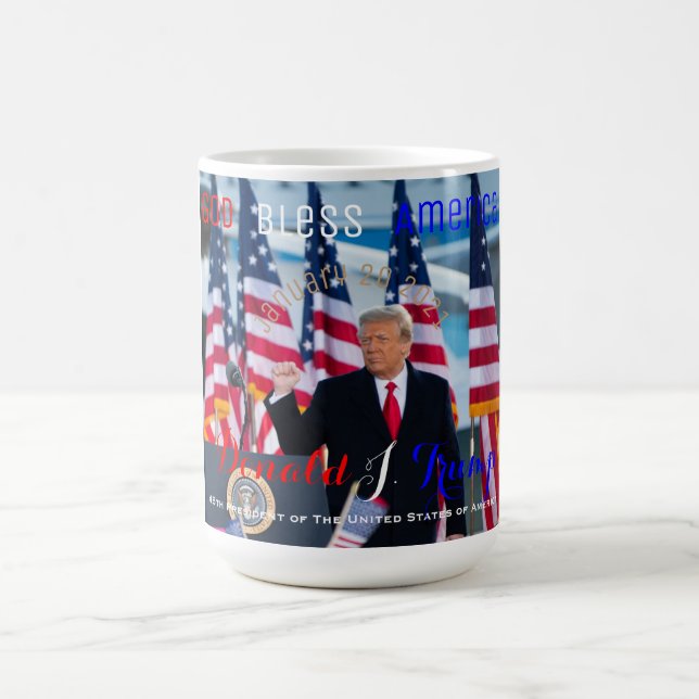 Taza De Café Día de la Inauguración 2021 Ceremonia de despedida (Centro)