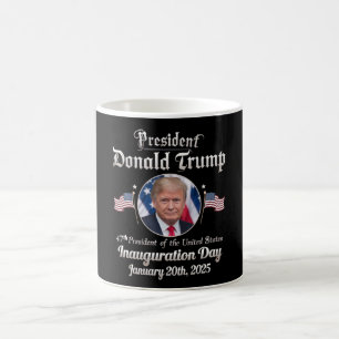Taza De Café Día de la Inauguración de Trump 2025 47º president