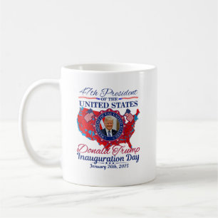 Taza De Café Día de la Inauguración del Presidente Donald Trump
