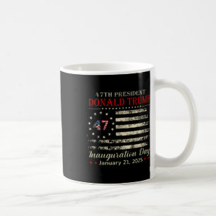 Taza De Café Día de la Inauguración del Presidente Donald Trump