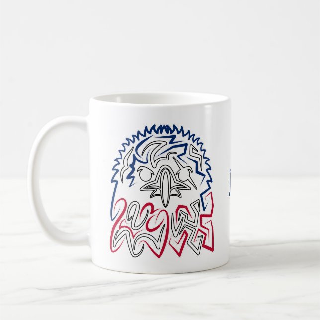 Taza De Café Día de la Independencia Águila Americana (Izquierda)