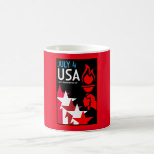 Taza De Café Día de la Independencia de Estados Unidos