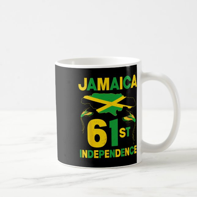 Taza De Café Día de la Independencia de Jamaica desde 1962 Médi (Derecha)
