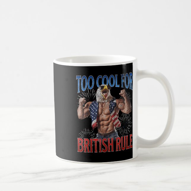 Taza De Café Día de la Independencia vergonzoso (Derecha)