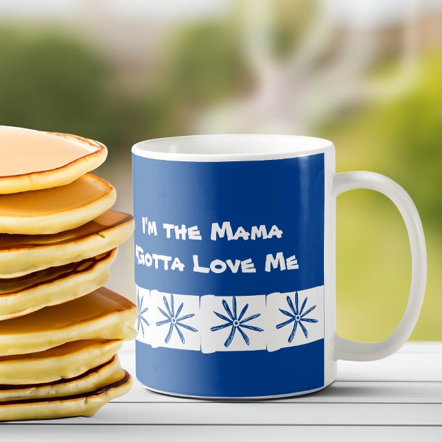 Taza De Café Día de la Madre Azul de la Marina (Subido por el creador)
