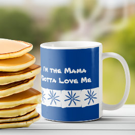 Taza De Café Día de la Madre Azul de la Marina