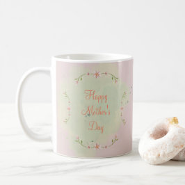 TAZA DE CAFÉ DÍA DE LA MADRE BLISS DE FLORAL ROSA